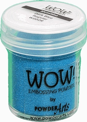 Пудра для эмбоссинга Wow - Dark Blue Metalline - Regular, 15 мл
