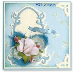 Ніж для вирубки від LeCreaDesign - Lea’bilitie® frame arch & Leaves cut & embossing die