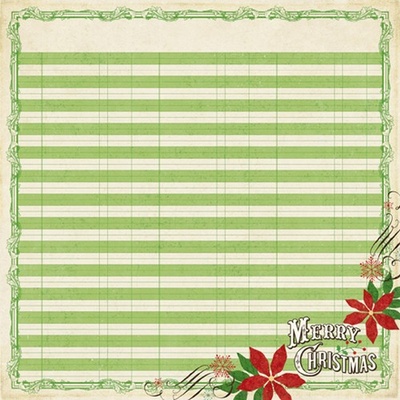 Аркуш паперу Echo Park - Days of Christmas, 30x30 см