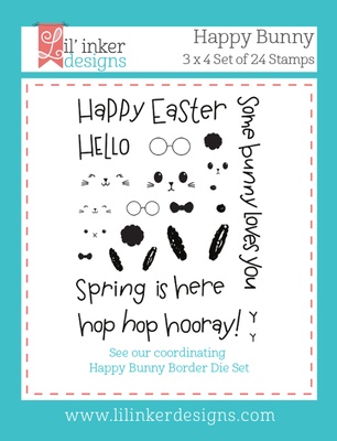 Штампи від Lil'Inker Designs - Happy Bunny Stamps