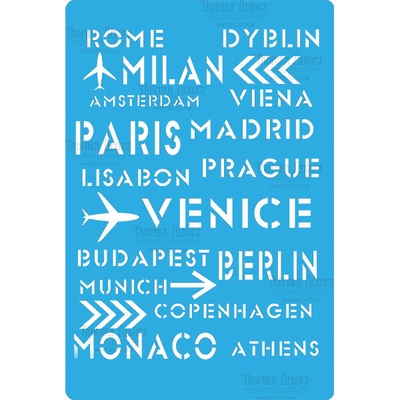 Трафарет Фабрика Декору, 20см Х15см, FDTR233