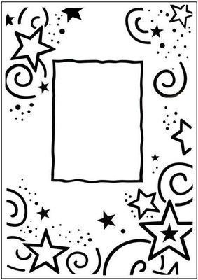 Папка для тиснення Crafts Too Embossing Folder - Stars Frame