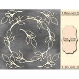 Мегачіпборд Рамка з гілками 30x30 см 017, ТМ Фабрика Декору