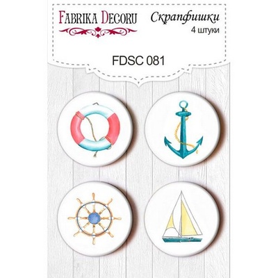Набір скрап-фішок від ТМ Фабрика Декору з 4 шт. FDSC 081