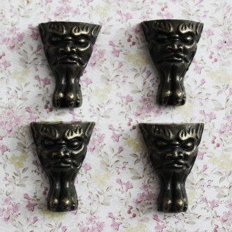 Ніжки для шкатулок металеві, 4 деталі