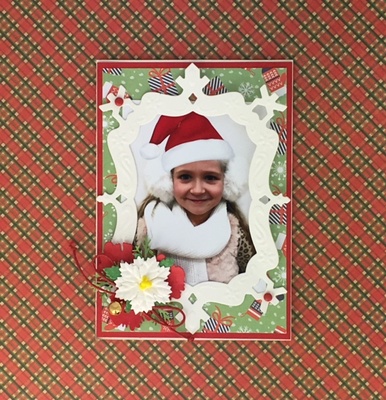 Набор для создания новогоднего магнитика - рамочки для фото