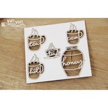 Чипборд Scrapiniec - YumYum - Чай или кофе