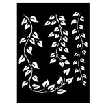 Маска Ranger - Dylusions Stencils - Leaf Flourish, 13х20 см.