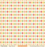 Лист двусторонней скрапбумаги от October Afternoon - “Cakewalk” Collection - Paper Straws, 30х30