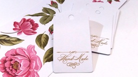 Набор высечек от Евгения Курдибановская ТМ - Теги "HandMade", 10шт.