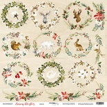 Аркуш односторонній Scrapmir - Декор - Merry Christmas, 30x30cм