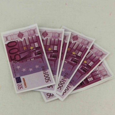 Гроші мініатюрні сувенірні - євро, 5,8*3 см, 10 шт.