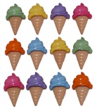 Набор декоративных пуговиц Dress It Up - Two Scoops