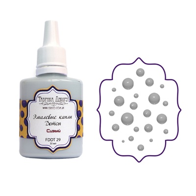 Емалеві краплі (дотси) - Фабрика Декору - Сізовий, 30 мл