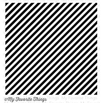 Резиновый штамп My Favorite Things - BG Bold Diagonal Stripes Background