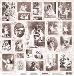 Лист бумаги от Scrapberry's - Открытки, Зимнее утро, 30x30см