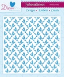 Папка для тиснення від Crafter's Companion - Embossalicious Embossing Folder - Holiday Holly15x15см