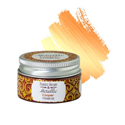 Краска металлик Фабрика Декора - Медь, 30 мл