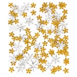 Паєтки Snowflakes сніжинки, 15, TM dpCraft (Dalprint)