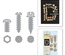 Ножи от Spellbinders - Die D-Lites Bolts & Nuts Etched Dies