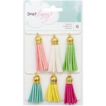 Набір пензля з золотим наконечником - Dear Lizzy Happy Place, 6 шт.