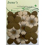 Декоративні квіти різних кольорів, розмір упаковки: 12x16,5см, 20 шт.