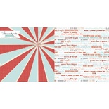 Аркуш скрап-паперу Webster's Pages All is Bright, 30x30 см, двосторонній