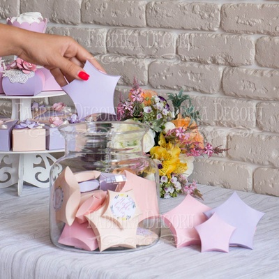 Набір паперових заготовок 001, ТМ Fabrika Dekoru, 6 штук, 105 мм, вибір кольору