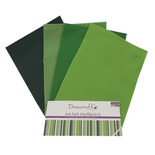 Набор отрезков фетра от Dovecraft - Felt Multiple Pack - Greens, 8 шт.