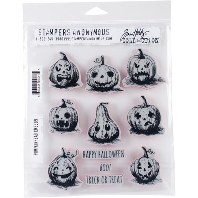 Резиновый штамп от Stampers Anonymous - Tim Holtz - ClingStamp Pumkinhead