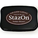 Перманентне чорнило Tsukineko - StazOn Pads Timber Brown