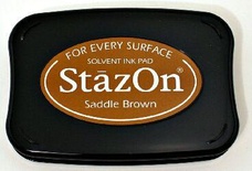 Перманентне чорнило Tsukineko - StazOn Pads Saddle Brown