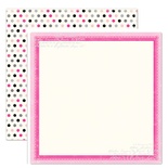 Аркуш скрап-паперу Echo Park - Precious Polka Dots, 30x30см