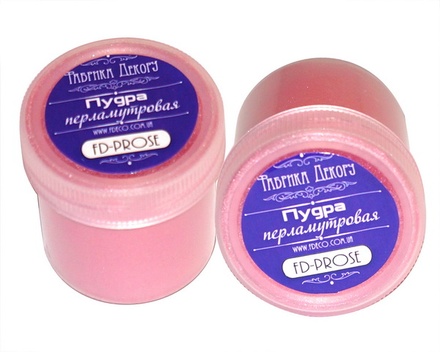 Перламутрова пудра рожева