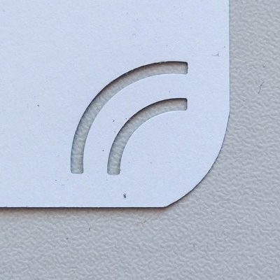 Дырокол угловой -  закругление и прорези для фото, 2,5 см, дизайн 4, ТМ Santi