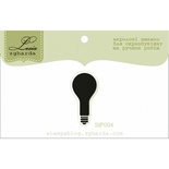 Акриловий штамп Lesia Zgharda StP004 стімпанк лампочка, розмір 1,2x2,5см