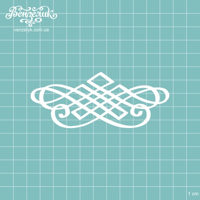 Чипборд від Вензелик - Вензель 13, розмір: 10,4x4,2см