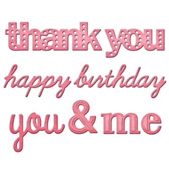 Ножи от Spellbinders - Celebration