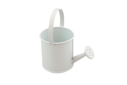 Металлическая мини-леечка от Scrapberry's, белая, 5см; 5,3 x 3,5 x 9,5 см