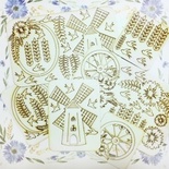 Набір чіпборду від Каралік - Васильки, 58 елементів