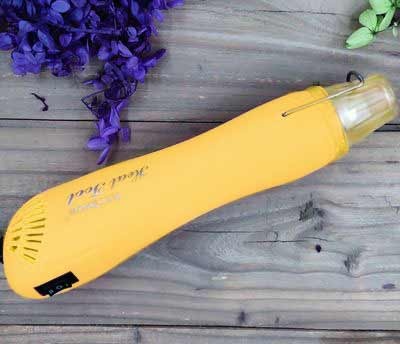 Фен для гарячого ембосінгу, колір жовтий, ТМ Фабрика Декору