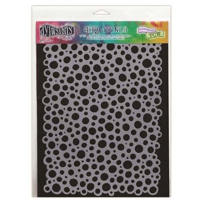 Маска Ranger - Dylusions Stensils - Bubbles, 13 x20 см.