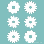 Чипборд від Вензелик - Набір квітів 03, 13 мм, розмір: 13 мм