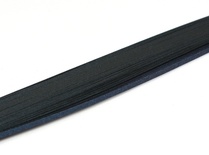 Папір для квілінгу №28П, перламутровий, колір: чорно - синій з блиском, 3 мм, 100 шт.