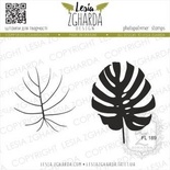 Набір акрилових штампів Lesia Zgharda Листя Монстери FL189, 2 шт