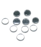 Зеркальные кружочки - Darice Round Glass Mirrors, большие - 2,54 см