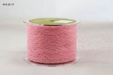 Стрічка "Павутинка", колір рожевий, ширина 60 мм, довжина 90 см