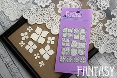 Ножі для вирубки Fantasy «Набір гостропелюствоких гортензій» розмір 3,2 - 2,7 - 2,2 - 1,7 - 1,2