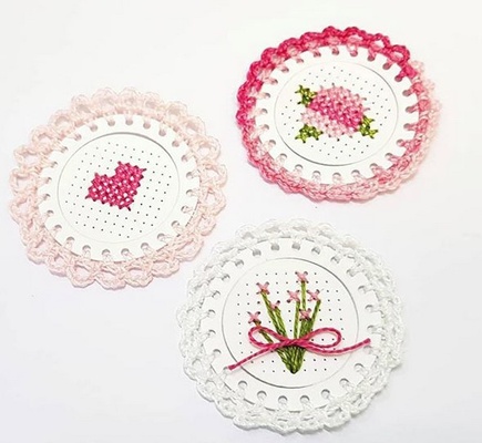 Набор ножей для вырубки от Scrapfriend - Круги для вышивки и обвязки, 3 штуки