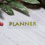 Термонапис «Planner» №1, золото